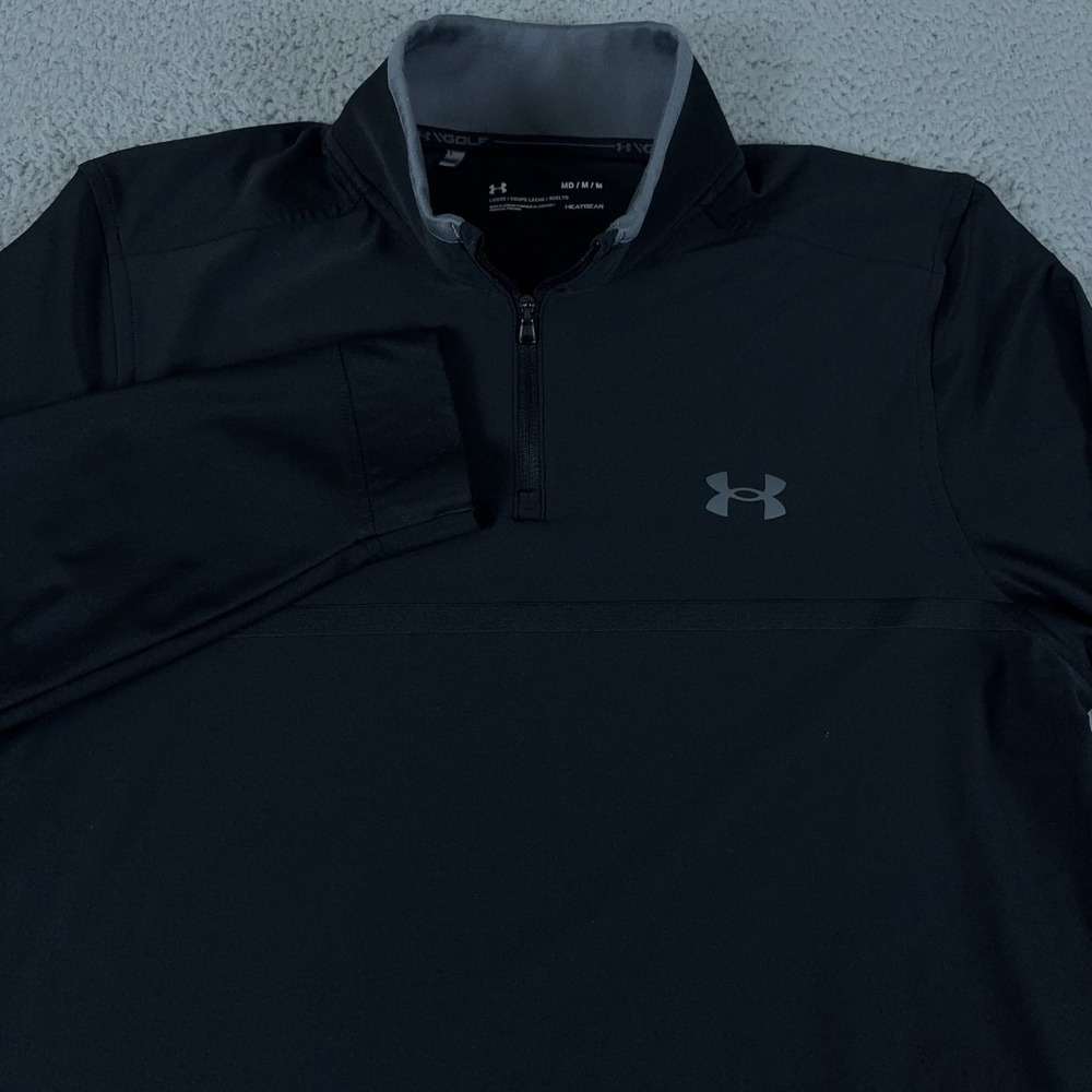 Under Armour Pullover Mens Medium 1/4 Zip Playoff Golf Performance HeatGear Prep